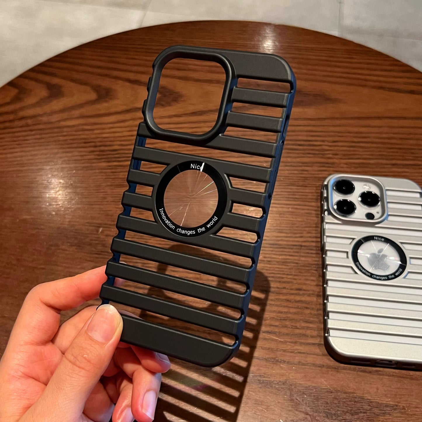 iphone mobile phone case ultra-thin hard shell breathable heat dissipation matte skin feel hollow 14PM protective cover