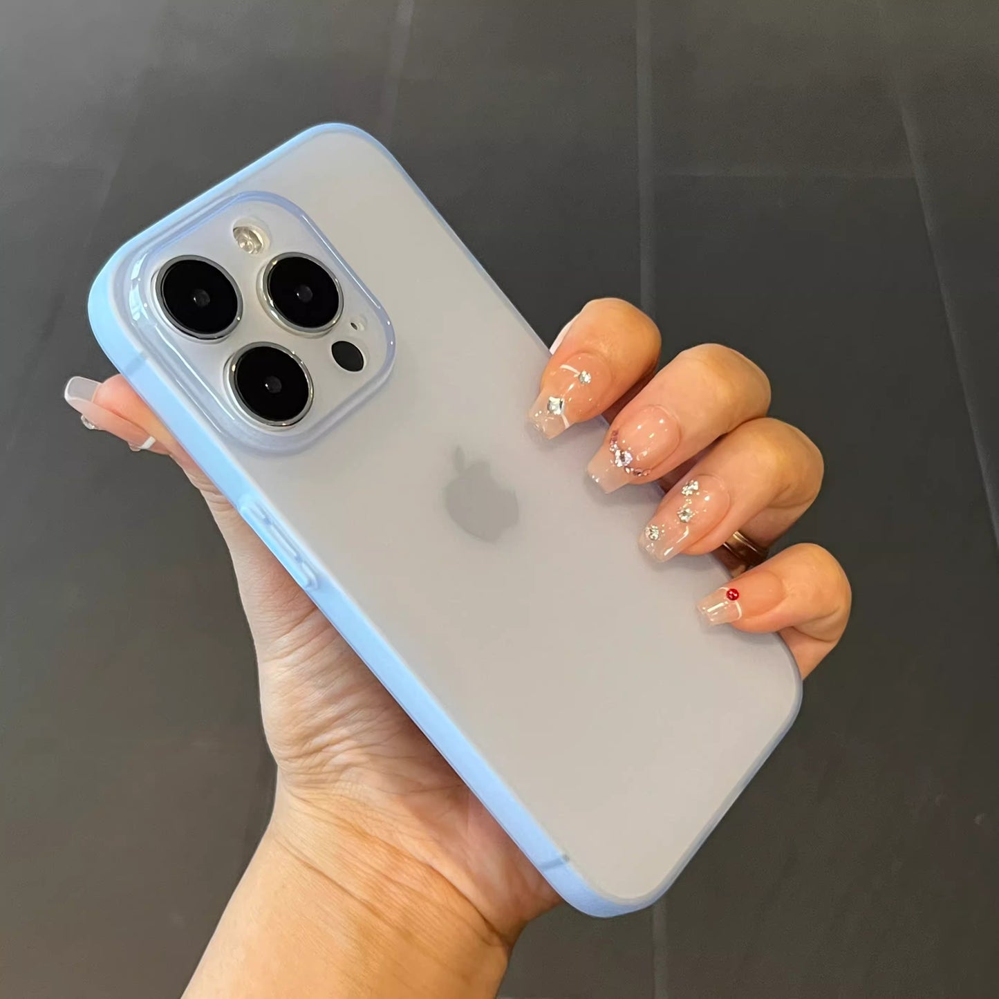 Iphone mobile phone case anti-fingerprint suitable for Apple's new simple high-end full-cover protective cover