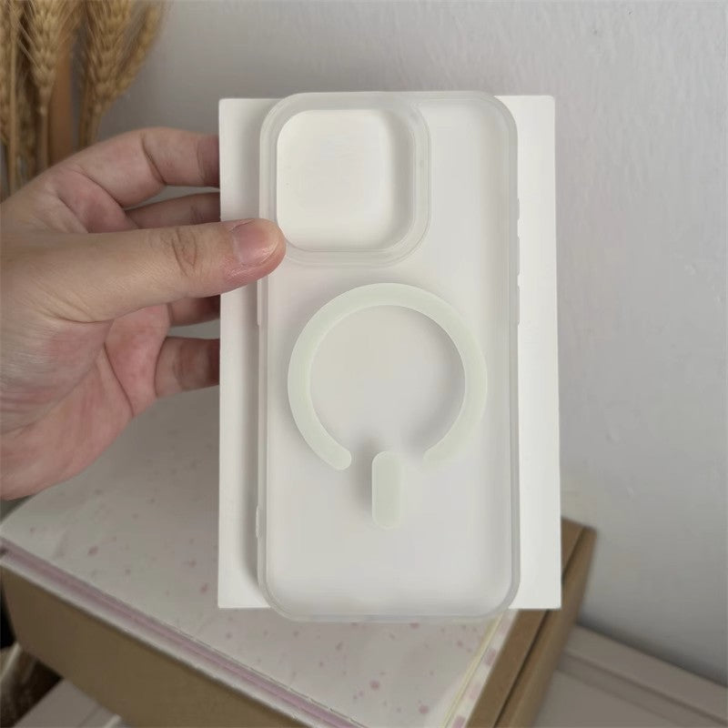 Hard shell magnetic frosted Apple mobile phone case new ultra-thin protective cover anti-fall