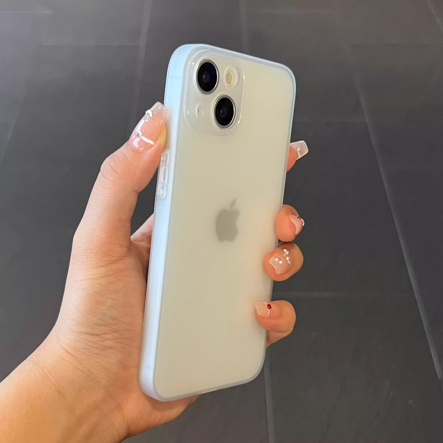 Iphone mobile phone case anti-fingerprint suitable for Apple's new simple high-end full-cover protective cover