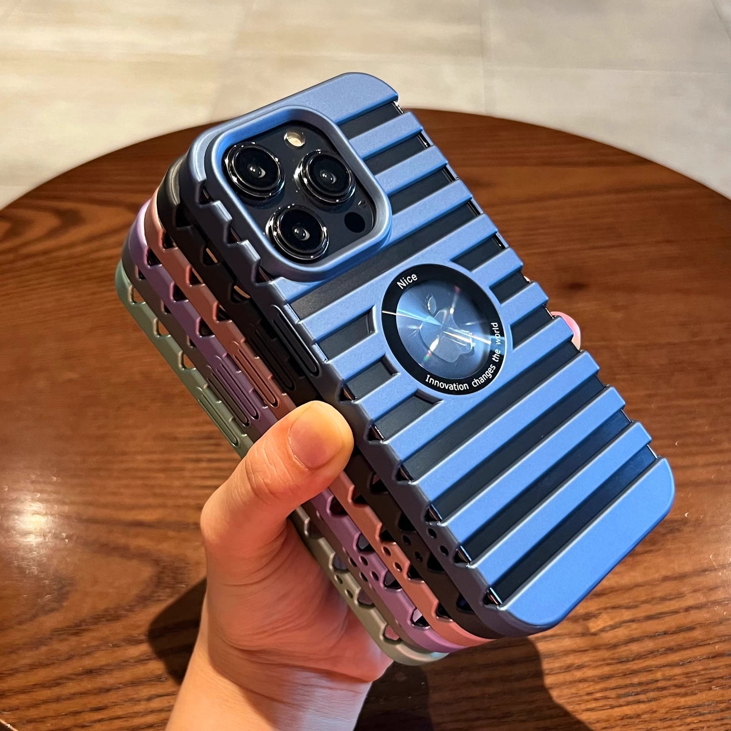iphone mobile phone case ultra-thin hard shell breathable heat dissipation matte skin feel hollow 14PM protective cover