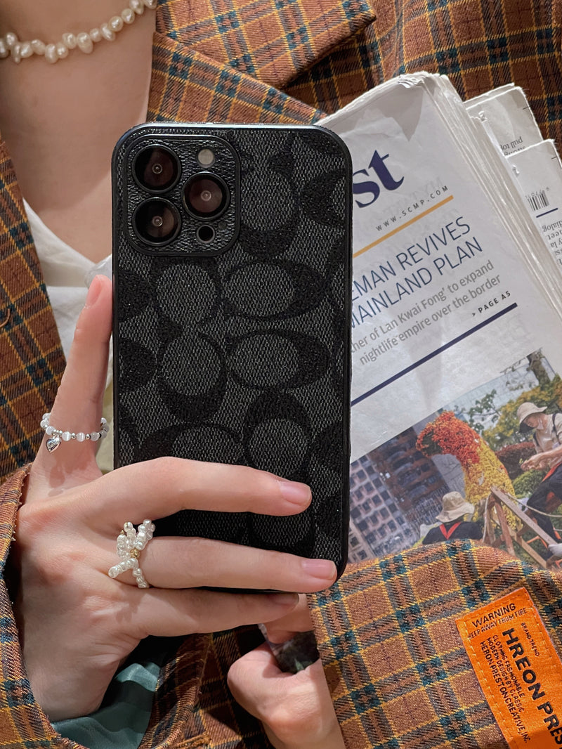 Coach iPhone Case Black
