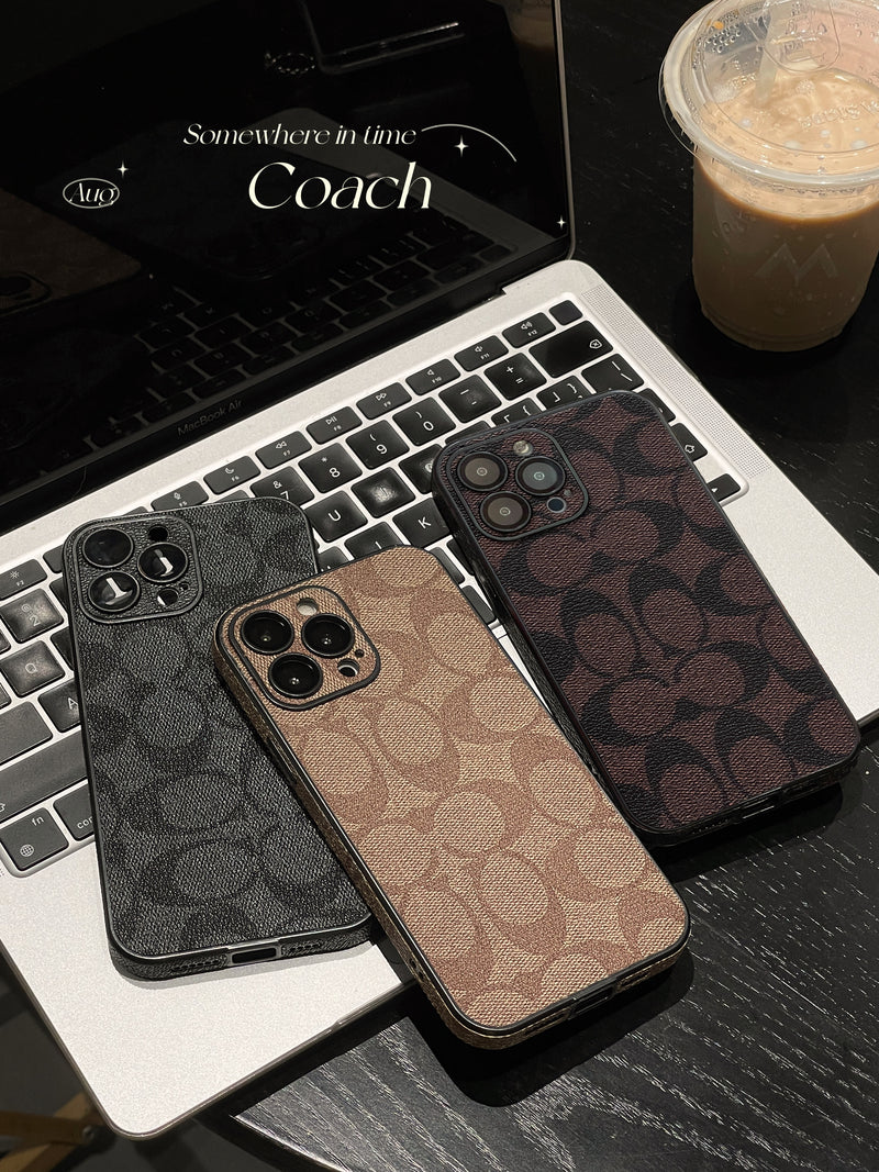 Coach iPhone Case Black