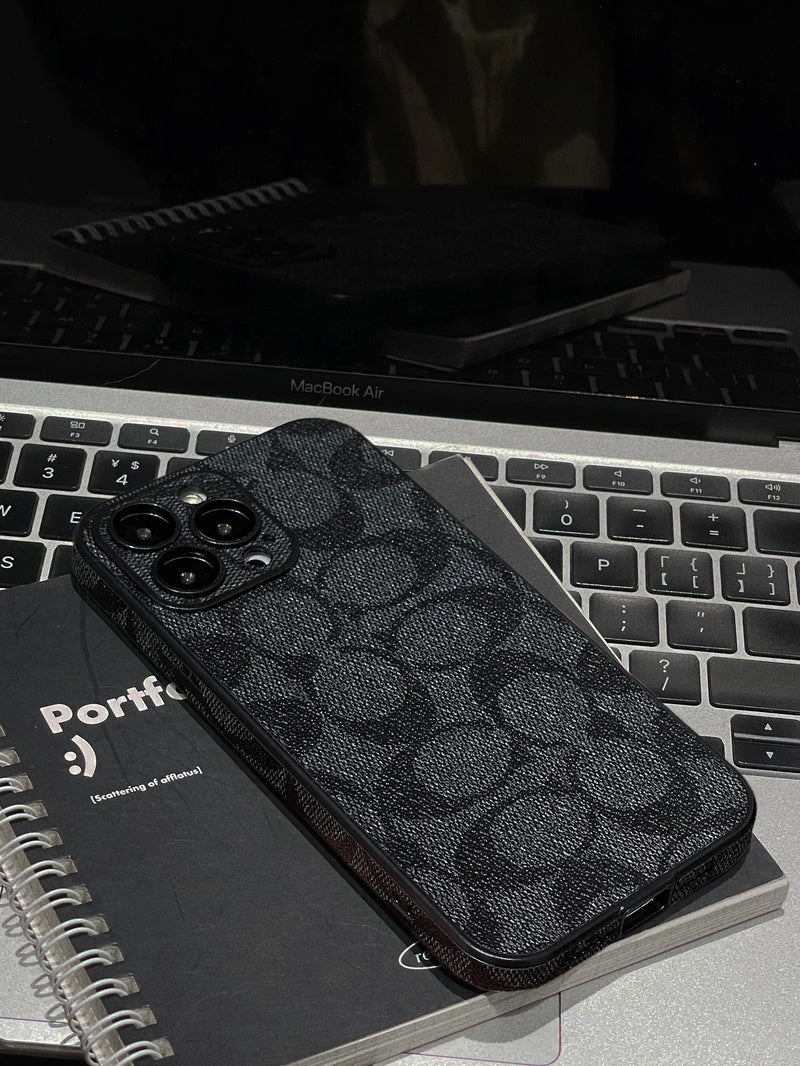 Coach iPhone Case Black