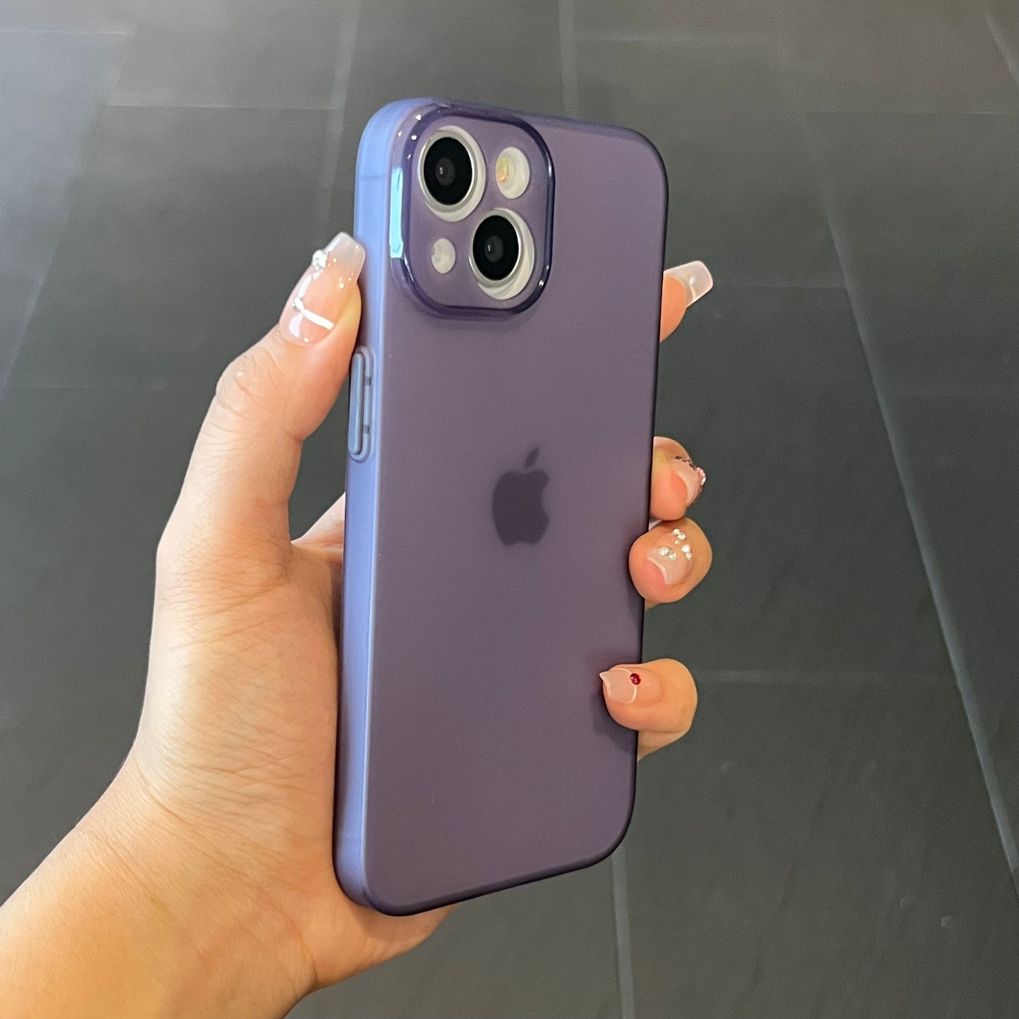 Iphone mobile phone case anti-fingerprint suitable for Apple's new simple high-end full-cover protective cover