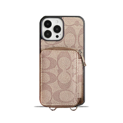 Coach iPhone Case With Wallet Coffee