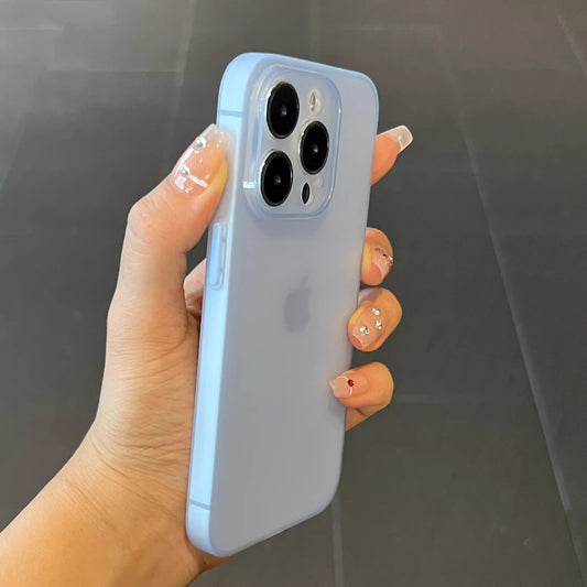 Iphone mobile phone case anti-fingerprint suitable for Apple's new simple high-end full-cover protective cover