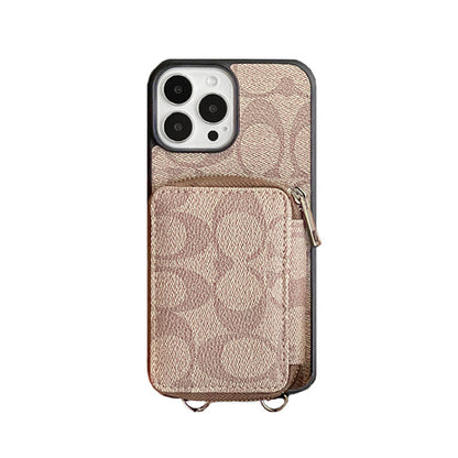 Coach iPhone Case With Wallet Coffee