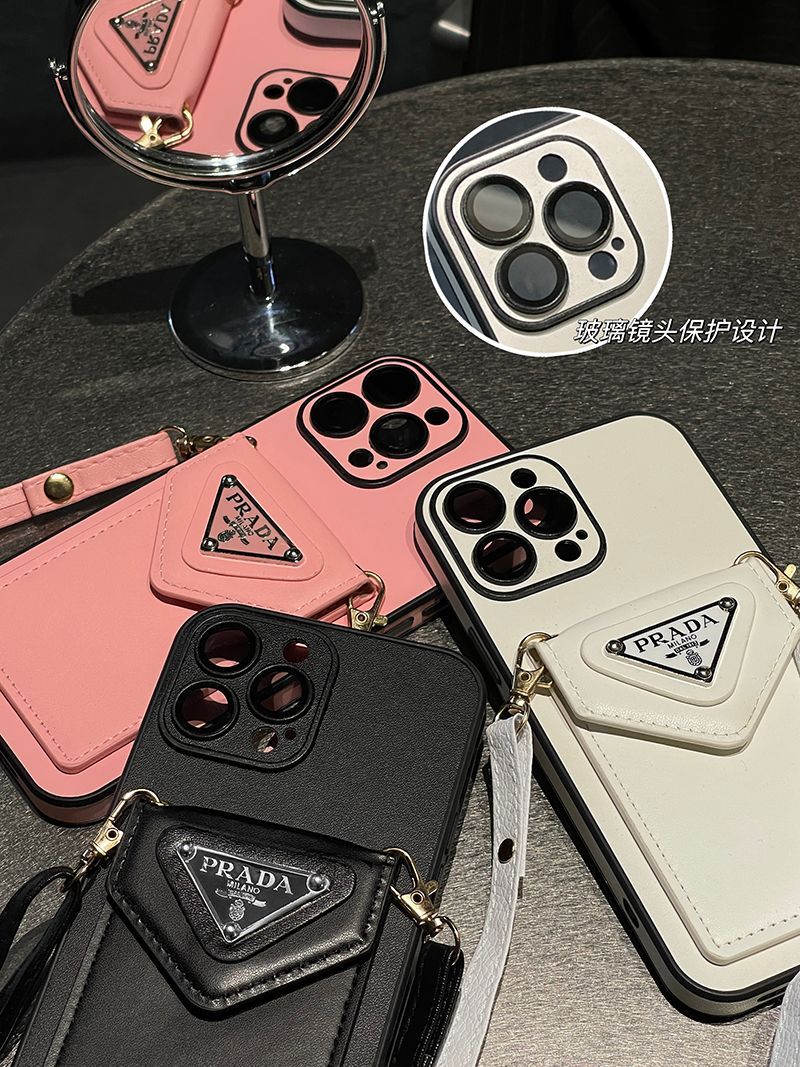 Apple phone case, crossbody card holder, high-end