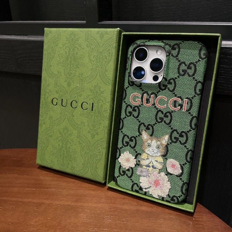 Apple phone case embroidery GU version