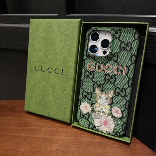 Apple phone case embroidery GU version