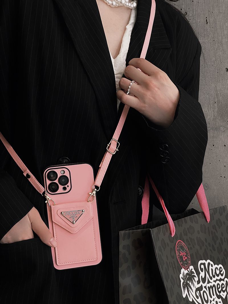 Apple phone case, crossbody card holder, high-end