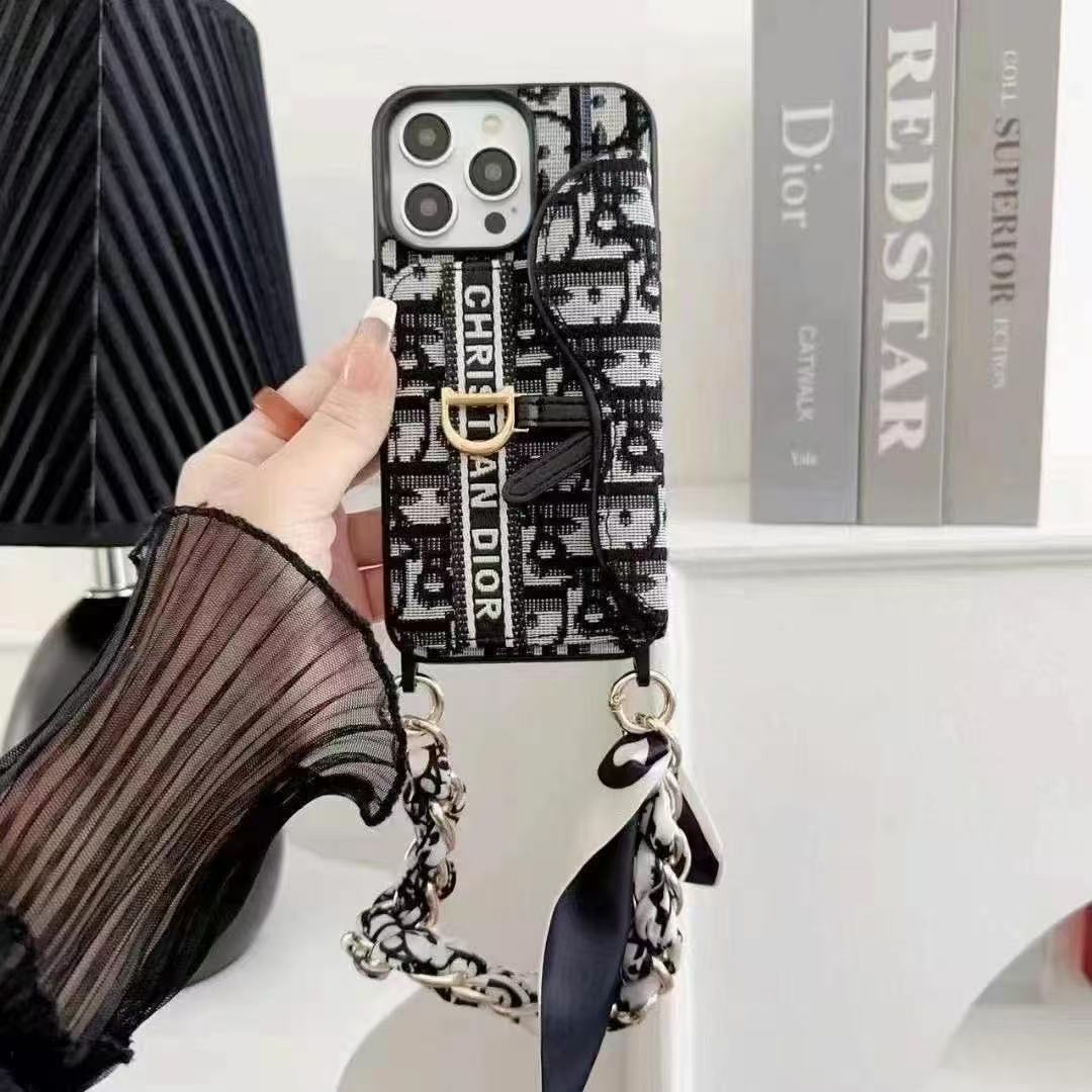 Apple phone case with card holder side opening bracelet
