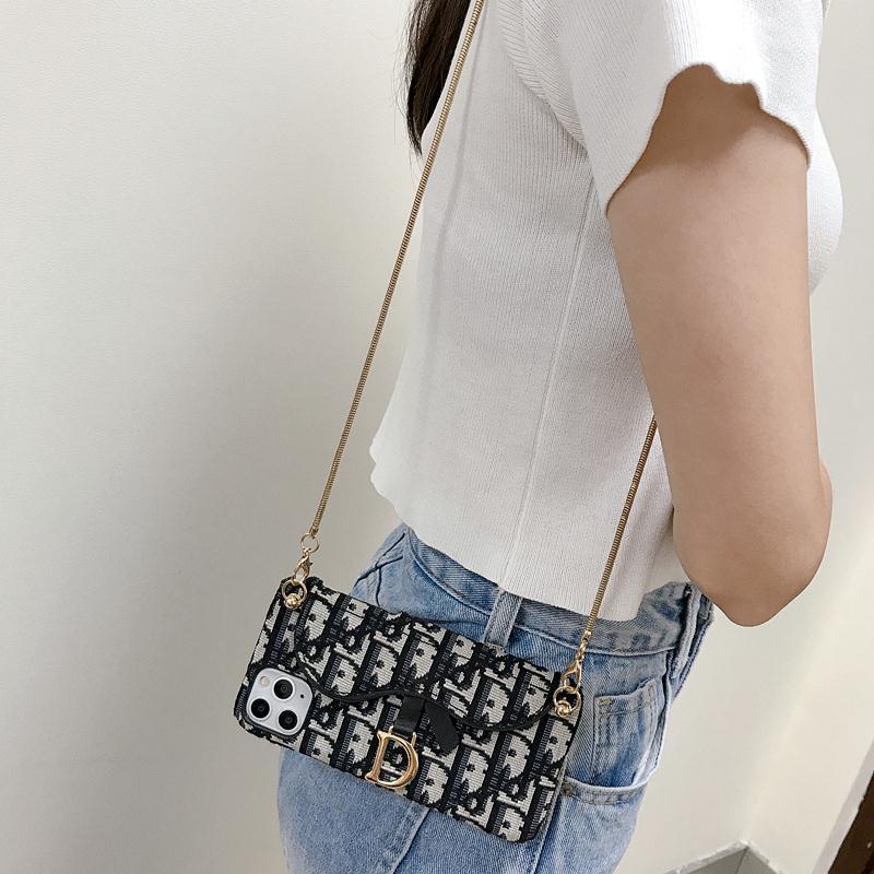 iPhone case strap card holder