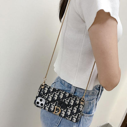 iPhone case strap card holder