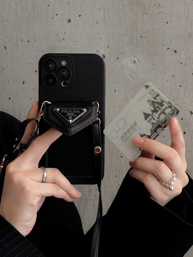 Apple phone case, crossbody card holder, high-end