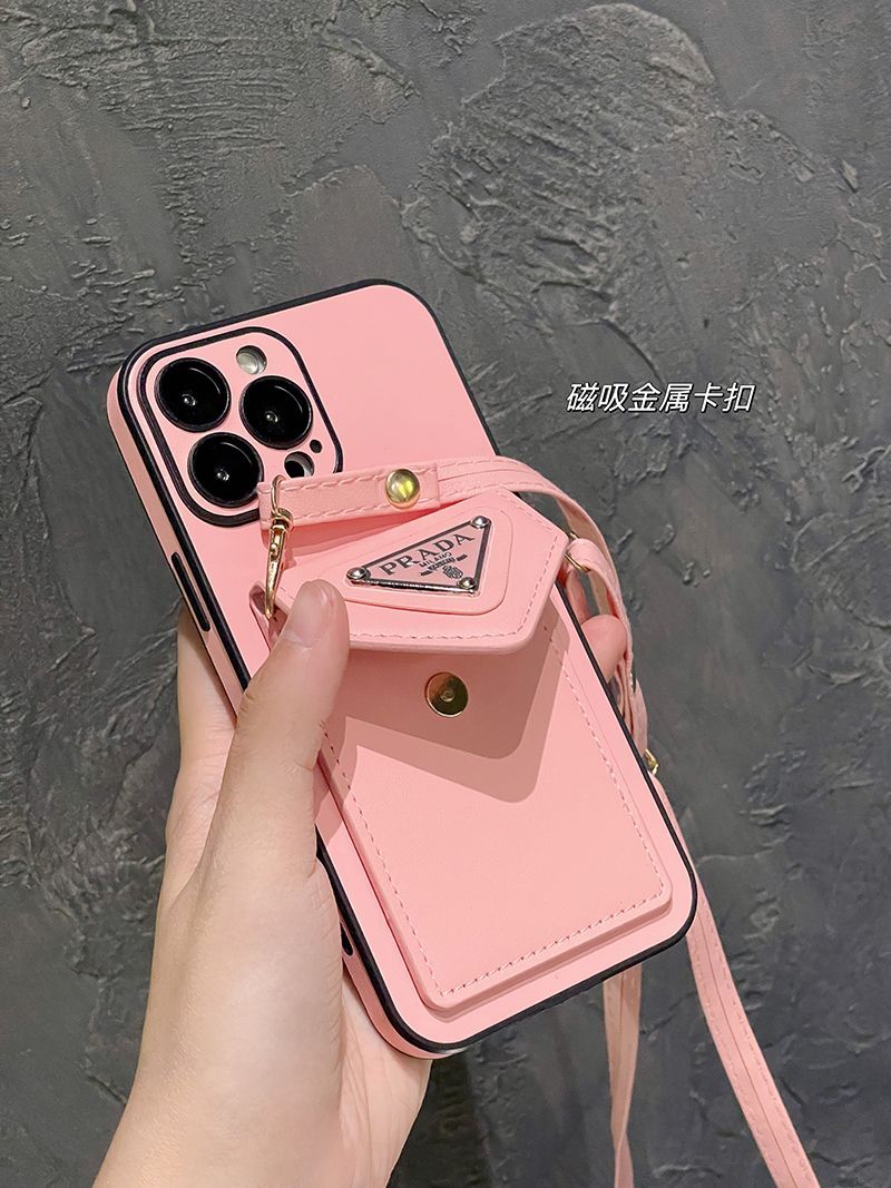 Apple phone case, crossbody card holder, high-end