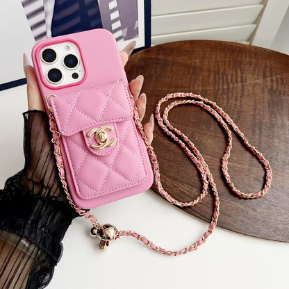Apple mobile phone small Chanel lambskin full soft case