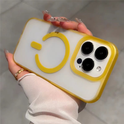 Hard shell magnetic frosted Apple mobile phone case new ultra-thin protective cover anti-fall