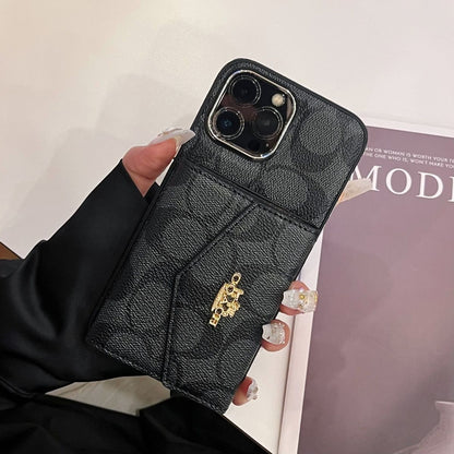Apple phone case multi-layer card holder