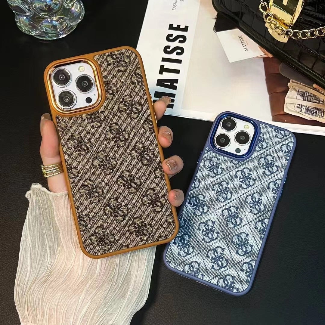 Yellow Guess iPhone Case